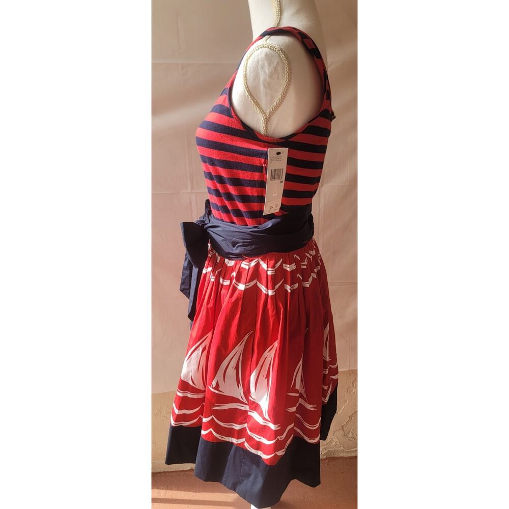 DKNY NAUTICAL DRESS Size 8 - Picture 2 of 7